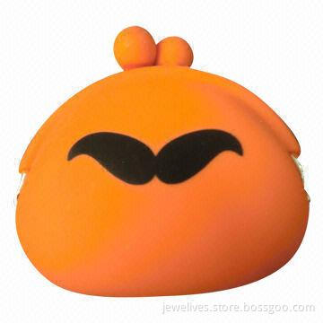 Silicone coin holders, mustache, lovely